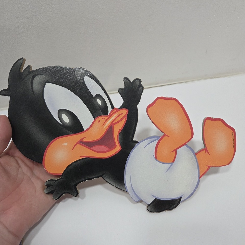 Vintage 1997 Warner Bros. Cardboard Wall Plaques Baby Looney Tunes - Picture 6 of 8